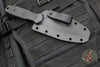 Blackside Customs Phase 7 SDM- Double Edge Dagger - Black G-10 Handle Scales- Wasteland Finished Blade BSC-P7SDM-BLK-WASTE