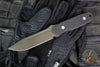 Blackside Customs Plan B Fixed Blade - OD Green Blade Finish- Black G-10 Scales BSC-PB-OD-BLK