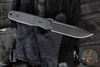 Blackside Customs Plan B Fixed Blade- Black Blade Finish- Black G-10 Scales BSC-PB-BLK-BLKG10
