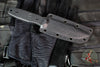 Blackside Customs Plan B Fixed Blade- Black Blade Finish- Black G-10 Scales BSC-PB-BLK-BLKG10