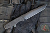 Blackside Customs Rogue 1 Fixed Blade- Black Magnacut Blade- Sawback- Black G-10 Scales BSC-ROG1-BLKSAW-BLKG10
