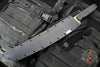 Blackside Customs Tokyo Drifter Fixed Blade Wakizashi- Woodland Orange Camo Finish- Black Aluminum Scales- Black HW BSC-TD-WOODOR-BLKA