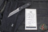 Blackside Customs Americana- SCRATCH DEAL- Covert- Reverse Tanto Edge- Two Tone Gray Matter Blade Finish- Black G-10 Scales BSC-AMCO-GMK-BLKG10 PREOWNED