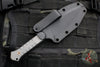 Blackside Customs Fedele X- Tanto Edge- Black Multicam Finish- Titanium Scales BSC-FX-TI-BLKMULTI