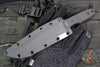Blackside Customs Rogue 1 Fixed Blade- Gray Matter Finish- Black G-10 Scales BSC-ROG1-GM-BLKG10