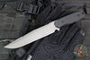 Blackside Customs Rogue 1 Fixed Blade- Gray Matter Finished Saw Back Blade- Black G-10 Scales BSC-ROG1-GMSAW-BLKG10