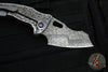 Borka Blades- Bond Knives Collaboration- Shylock- Black Hula/Gold Finished Titanium Handle with Gold Sakura Flowers- Compound Grind Black Snow Finished Blade