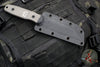 Blackside Customs Americana- Reverse Tanto Edge- Black With Blood Spattered Finish- Titanium Handle Scales BSC-AM-TI-MOC