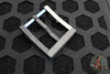 Blackside Customs Modular Belt Buckle- Carbon Fiber with Blue Titanium Hardware - with Hidden Handcuff Key