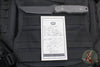 Blackside Customs Kimura Fixed Blade - Black Blade Finish- Black Carbo Camo Scales BSC-K1-BLK-BLKCC