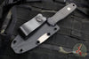 Blackside Customs Phase 7 Double Edge Dagger - Black with Carbon Fiber Scales BSC-P7-BLK-CF