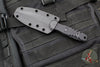Blackside Customs Phase 7- Double Edge Dagger - Black Aluminum Scales- Tritium Inlay- OD Green PBS27 Steel Blade BSC-P7-BLKAL-TRIT-OD