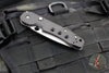 Spyderco Smock Flipper Carbon Fiber Handle Satin Hollow Ground Wharncliffe Button Lock C240CFP