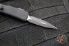 Microtech CALIFORNIA LEGAL OTF Knife- Double Edge- Tactical- Black Handle- Black Blade CA147-1 T 2019