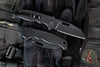 Demko Knives- AD20.5 Shark Lock Knife- Stealth- Various Blade Profiles- Black Aluminum Handle- Black DLC Finished 20CV Steel Blade