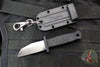 Demko Knives Armiger 2 Fixed Blade- Key Chain Knife- Shark Foot Or Clip Point Edge- Plain