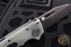 Demko Knives- AD20.5 Shark Lock Knife- Shark Foot- Natural G-10 Handle- Stonewash Finished S35VN Blade