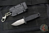 Demko Knives Armiger 2 Fixed Blade- Key Chain Knife- Shark Foot Or Clip Point Edge- Plain