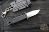 Demko Knives Armiger 2 Fixed Blade- Key Chain Knife- Shark Foot Or Clip Point Edge- Plain
