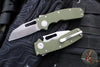 Demko Knives- Shark Cub- Shark Lock Knife- Clip Point, Shark Foot, Slicer Shark- Various G-10 And Aluminum Handles- Stonewash Finished 20CV Blade