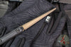 Half Face Blades- Cardiac Ringed Spike- Black G-10 Handle Scales- Burnt Bronze Cerakoted Spike