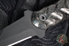 Half Face Blades- Combat Filet- Black Dark Matter Carbon Fiber Handle Scales- Armor Black Cerakoted Blade