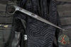 Half Face Blades- Cardiac Ringed Spike- Black G-10 Handle Scales- Armor Black Cerakoted Spike