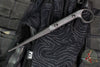 Half Face Blades- Cardiac Ringed Spike- Black G-10 Handle Scales- Armor Black Cerakoted Spike