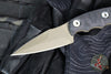 Half Face Blades- 3" Humint- Black G-10 Handle Scale- FDE Cerakoted S45VN Blade