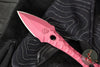 Half Face Blades- Ringstrike Fixed Blade- Rockwork Textured- Cranberry Frost Cerakoted Blade