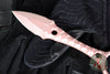 Half Face Blades- Ringstrike Fixed Blade- Rockwork Textured- Rose Gold Cerakoted Blade