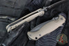 Half Face Blades- Extremis Folder/Flipper- Anodized Bronze Titanium Handle- Black PVD Finished S45VN Blade