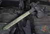 Half Face Blades- Howler Hawk- Armor Black Finished- Smooth Grip Jungle Wear Fat Carbon Handle Scales