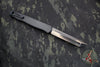 Heretic GIANT DOUBLE SIZED Cleric II OTF Auto- Tanto Edge- Black Handle- Carbon Fiber Inlay- Black DLC Plain Edge Blade SN08