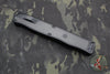 Heretic GIANT DOUBLE SIZED Cleric II OTF Auto- Tanto Edge- Black Handle- Carbon Fiber Inlay- Black DLC Plain Edge Blade SN08