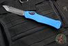 Heretic Hydra OTF Knife-Tanto Edge- Blue Handle- Black DLC Blade- Black Hardware H006-6A-BLUE