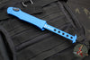 Heretic Hydra OTF Knife-Tanto Edge- Blue Handle- Black DLC Blade- Black Hardware H006-6A-BLUE