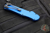 Heretic Hydra OTF Knife-Tanto Edge- Blue Handle- Black DLC Blade- Black Hardware H006-6A-BLUE