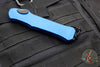 Heretic Hydra OTF Knife-Tanto Edge- Blue Handle- Black DLC Blade- Black Hardware H006-6A-BLUE