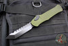 Heretic Hydra- Tanto Edge- Green Handle- Black DLC Blade- Black Hardware H006-6A-GRN