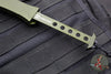 Heretic Hydra- Tanto Edge- Green Handle- Black DLC Blade- Black Hardware H006-6A-GRN