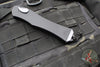 Heretic Hydra V4 OTF Auto- Single Edge- Black Handle- Battleworn Black DLC Blade H407-16A