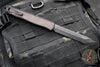 Heretic Cleric 2 OTF Auto- Tanto Edge- Black Handle- Red Camo Carbon Inlay- Black DLC Plain Edge Blade H019-6A-RD/CC