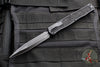 Heretic Cleric 2 OTF Auto- Tactical- Double Edge- Black Handle- Black DLC Plain Edge Blade- Black HW H020-6A-T