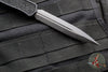 Heretic Cleric 2 OTF Auto- Tactical- Double Edge- Black Handle- Black DLC Plain Edge Blade- Black HW H020-6A-T