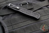 Heretic Cleric 2 OTF Auto- Tactical- Double Edge- Black Handle- Black DLC Plain Edge Blade- Black HW H020-6A-T