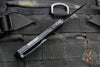 Heretic Manticore-S OTF Auto- Tactical- Double Edge- Black Frag Pattern Handle- Two Tone Black Finished Blade H024F-10A-T