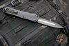 Heretic Manticore-X OTF Auto- Double Edge- Tactical- Black Frag Pattern Handle- Two-Tone Black Blade- Black HW H032F-10A-T