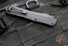 Heretic Manticore-X OTF Auto- Double Edge- Tactical- Black Frag Pattern Handle- Two-Tone Black Blade- Black HW H032F-10A-T