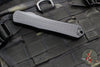 Heretic Manticore-X OTF Auto- Double Edge- Tactical- Black Frag Pattern Handle- Two-Tone Black Blade- Black HW H032F-10A-T